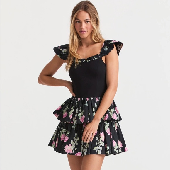 LoveShackFancy Dresses & Skirts - Loveshackfancy Sanam Dress in Painted Mime size 8 NWT